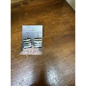 Bamboo Source Island Inspired Jewelry Earrings Abalone Shell